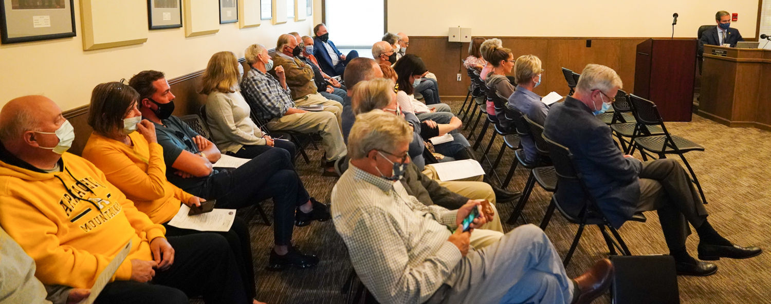 Well attended town council meeting